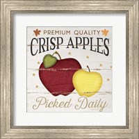 Framed Crisp Apples