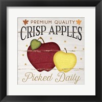 Framed Crisp Apples