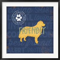 Framed Friendly Dog