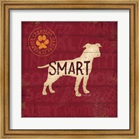 Framed Smart Dog