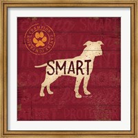 Framed Smart Dog