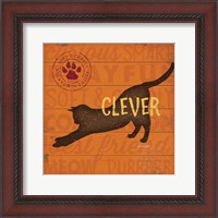 Framed Clever Cat