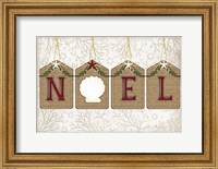 Framed Coastal Christmas Noel