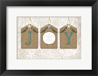 Framed Coastal Christmas Joy II