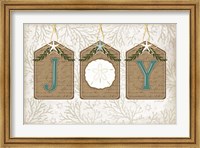 Framed Coastal Christmas Joy II