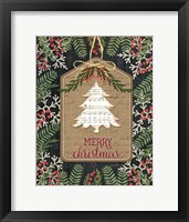 Framed Merry Christmas - Tree