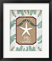 Coastal Christmas II Framed Print