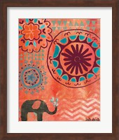 Framed Bohemian Elephant