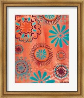 Framed Bohemian Flowers