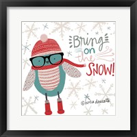 Framed Hip Holiday Bird