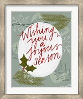 Framed Joyous Season