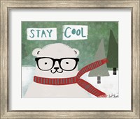 Framed Hipster Bear Stay Cool