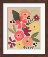 Framed Vintage Flowers