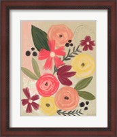 Framed Vintage Flowers