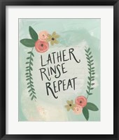 Framed Lather, Rinse, Repeat