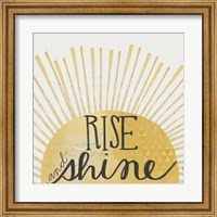 Framed Rise and Shine