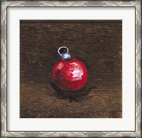 Framed Red Bulb