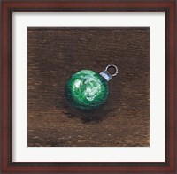 Framed Green Bulb