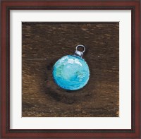 Framed Blue Bulb