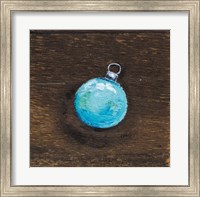 Framed Blue Bulb