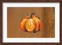 Framed Orange Pumpkin