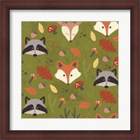 Framed Fall Animal Pattern