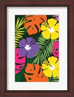 Framed Tropical Floral