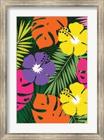 Framed Tropical Floral