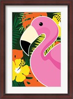 Framed Tropical Flamingo