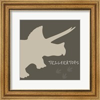 Framed Triceratops
