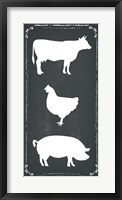 Framed Farm Animals