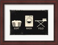 Framed Sort, Wash, Fold