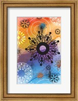 Framed Warm Colors Florals III