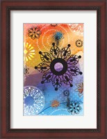 Framed Warm Colors Florals III