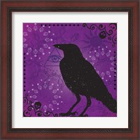 Framed 'Raven' border=