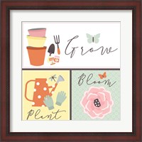 Framed Garden Goddess - Grow, Plant, Bloom