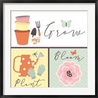 Framed Garden Goddess - Grow, Plant, Bloom