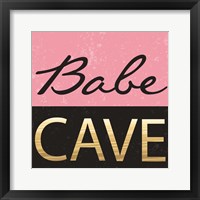 Babe Cave Framed Print