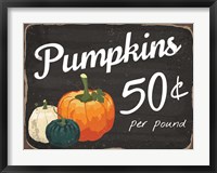 Framed Pumpkins 50 Cents