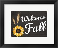 Framed Welcome Fall