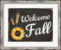 Framed Welcome Fall