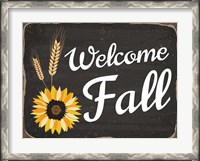 Framed Welcome Fall