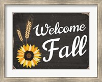 Framed Welcome Fall