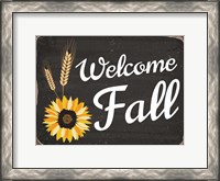 Framed Welcome Fall