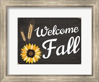 Framed Welcome Fall