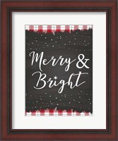 Framed Merry & Bright