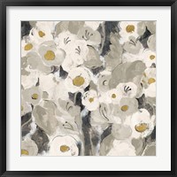 Velvety Florals Neutral III Framed Print