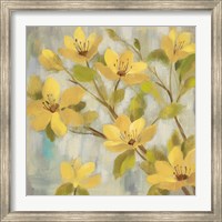 Framed Golden Bloom I Neutral