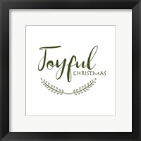 Joyful Christmas Framed Print