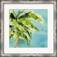 Framed 'Palm Tree Afternoon' border=